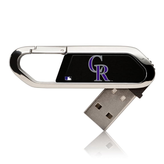 Colorado Rockies 32GB Solid Design Clip USB Flash Drive
