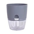 thumbnail image 1 of Pot de Plante Auto-Arrosant avec Réservoir d'Eau Transparent, Cordes à Mèche, Pot de Plante Moderne de Table pour Plantes d'Intérieur, 1 of 8