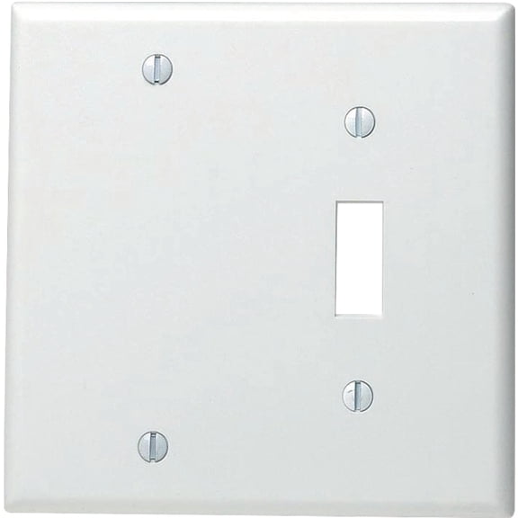 WALL PLATE WHITE 2GANG (Pack of 1)
