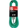 thumbnail image 1 of Stagg SGC6DL CGR Green 20' Professional Guitar Cable W/Noise Free Connectors, 1 of 1
