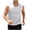 White 1, variant on TKKCS Mens Mesh Athletic Tank Tops- Crew Neck Workout Sleeveless Gym Quick Dry Breathable Active Tank Top Black Size 3XL