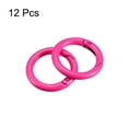 thumbnail image 3 of Uxcell Round Spring O Rings, 27mm/ 1.06" Trigger Buckle Snap, Carbon Steel Rose Red, 12 Pack, 3 of 5