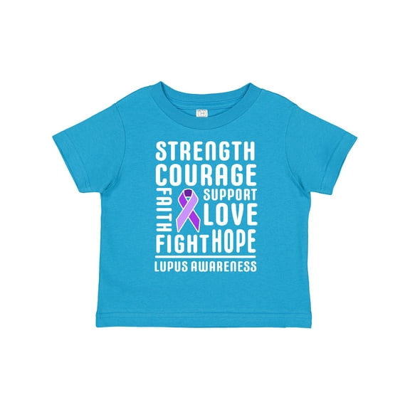 Inktastic Lupus Awareness Strength Support Courage Boys or Girls Toddler T-Shirt