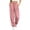 Pink, variant on Annhoo Womens Joggers with Pockets Drawstring Elastic Waist Oversized Full Length Trousers Casual Workout Pants