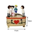 thumbnail image 4 of Kissing Doll Music Box Creative Sound Machine Centerpiece Sound Machine Play for Girls Kids Boys Style C, 4 of 9