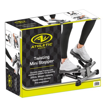 ATHLETIC WORKS TWISTING MINI STEPPER STEP MACHINE