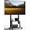Black with Wheels, variant on Mobile TV Cart Rolling TV Stand for 42- 100 inch Television Heavy Duty Portable TV Stand on Wheels, Height Adjustment, Holds Up to 180 LBS, Vesa 200×200-900×600mm
