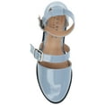 thumbnail image 5 of Journee Womens Constance Buckle Round Toe Mary Jane Flats, Widths Available, 5 of 10