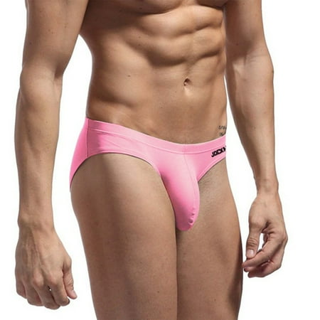 

RPVATI Men s Sexy Lingerie Thong Briefs Low-Rise Soft Pouch Underwear Breathable G-String