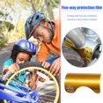 thumbnail image 2 of Accesorios para bicicletas 2 almohadillas protectoras para marco de soporte inferior de bicicleta plegable para Brompton Gold FLhrweasw Nuevo, 2 of 6