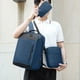 thumbnail image 4 of Xihbxyly Mochila de Viaje para Portátil, Diseño Multiusos, Incluye Bandolera y Monedero, Bolsillos Amplios, Tela Impermeable, Ideal para Negocios y Viajes, para Hombre y Mujer, Juego de 3, 4 of 7