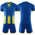thumbnail image 3 of Conjunto de camiseta de fútbol para hombres y niños, chándal de fútbol, kit de camiseta de secado rápido, transpirable, uniforme de entrenamiento de equipo para hombres y niños, 3 of 5