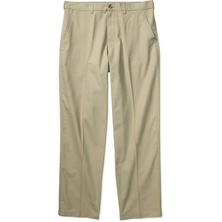 Puritan - Puritan - Big Men's Wrinkle-Resistant Flat-Front Pants ...