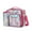 Rose Laser Unicorn, variant on IvyH Lunch Bag Insulated Reusable Lunch Box,Large Thermal Meal Tote Kit Bag Soft Leakproof Cooler Lunchbox 3 Compartments with Water Bottle Holder,Blue Mermaid