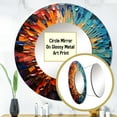 thumbnail image 3 of Designart "Mosaïque des Disques Vinyles Colorés I" Musique Miroir Rond Multicolore - Miroir Rond Décoration Murale - Miroir Imprimé Rond Mi-Siècle 36 Pouces x 36 Pouces Pouces, 3 of 5