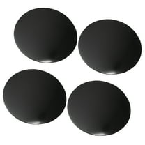 4pcs 75mm Black Car Auto Universal Wheel Center Hub Caps Emblem Badge Decal Sticker