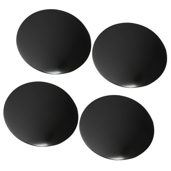 4pcs 75mm Black Car Auto Universal Wheel Center Hub Caps Emblem Badge Decal Sticker