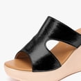 thumbnail image 5 of NOKIO Women's Slip-On Platform Wedge High Heel Sandals Comfortable and Soft Fashion Open Toe Slippers Casual Outdoor Shoes, 5 of 5