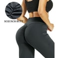 thumbnail image 4 of QRIC Yoga Pants for Women - High Waisted Tummy Control Ruched Booty Leggings With Pockets, 4 of 6