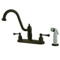 thumbnail image 6 of Kingston Brass KB1116BLBS Centerset Kitchen Faucet, Polished Nickel, 6 of 7