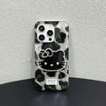 thumbnail image 3 of Color Leopard Hello Kitty Grip Tok Holder Étui Rigide pour iPhone 16 15 Pro 14 Plus 13 Pro Max 12 Mini 11 X TP 7 3 7 Plus 8 Plus, 3 of 5