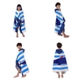 thumbnail image 4 of Kids Hooded Bath Beach Towel Swim Pool Cover Up Super Absorbent Cartoon Animal Surf Poncho Soft Cotton Wrap Changing Robe for Boy Girl Shower/Beach/Pool 50"x30" Large Towel Wrap, 4 of 4