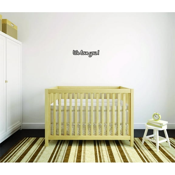 Unique Home Wall Stickers We You Decal Décor for Bedroom Living Room Nursery - Size: 8 In x 20 In