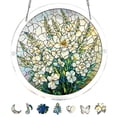 thumbnail image 3 of WEGFTDUOP Sun Catcher Acrylic Puzzles Suncatcher Window Hanging 7.4 Inch Catcher Puzzle Garden Decoration For Women Men Mom Birthday Gift Home Decor Stained Glass Window Hanging, 3 of 7
