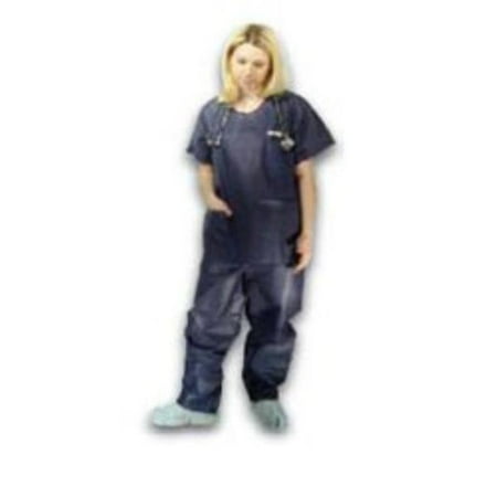 

Dukal 533958-BG Scrub Shirt Dark Blue - Medium - 10 Per Bag - 5 Bag Per Case