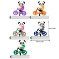 thumbnail image 3 of BIBABLYKE Cycling Panda Car Ornament,Funny Sliding Moving Panda Car Dashboard Decorations Center Console Screen Toy, 3 of 7