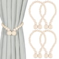 thumbnail image 1 of Juego de 4 cuentas magnéticas de madera KLOGTSIND para cortinas, 1 of 7