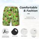 thumbnail image 3 of Fotbe Cute Green Frog Traje de Baño para Hombre – Shorts de Natación de Secado Rápido con Forro y Bolsillos-Small, 3 of 6