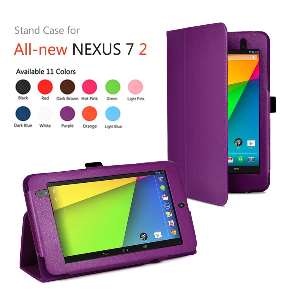 Google Nexus 7 II Case Slim Fit Folio PU Leather Case Smart Cover