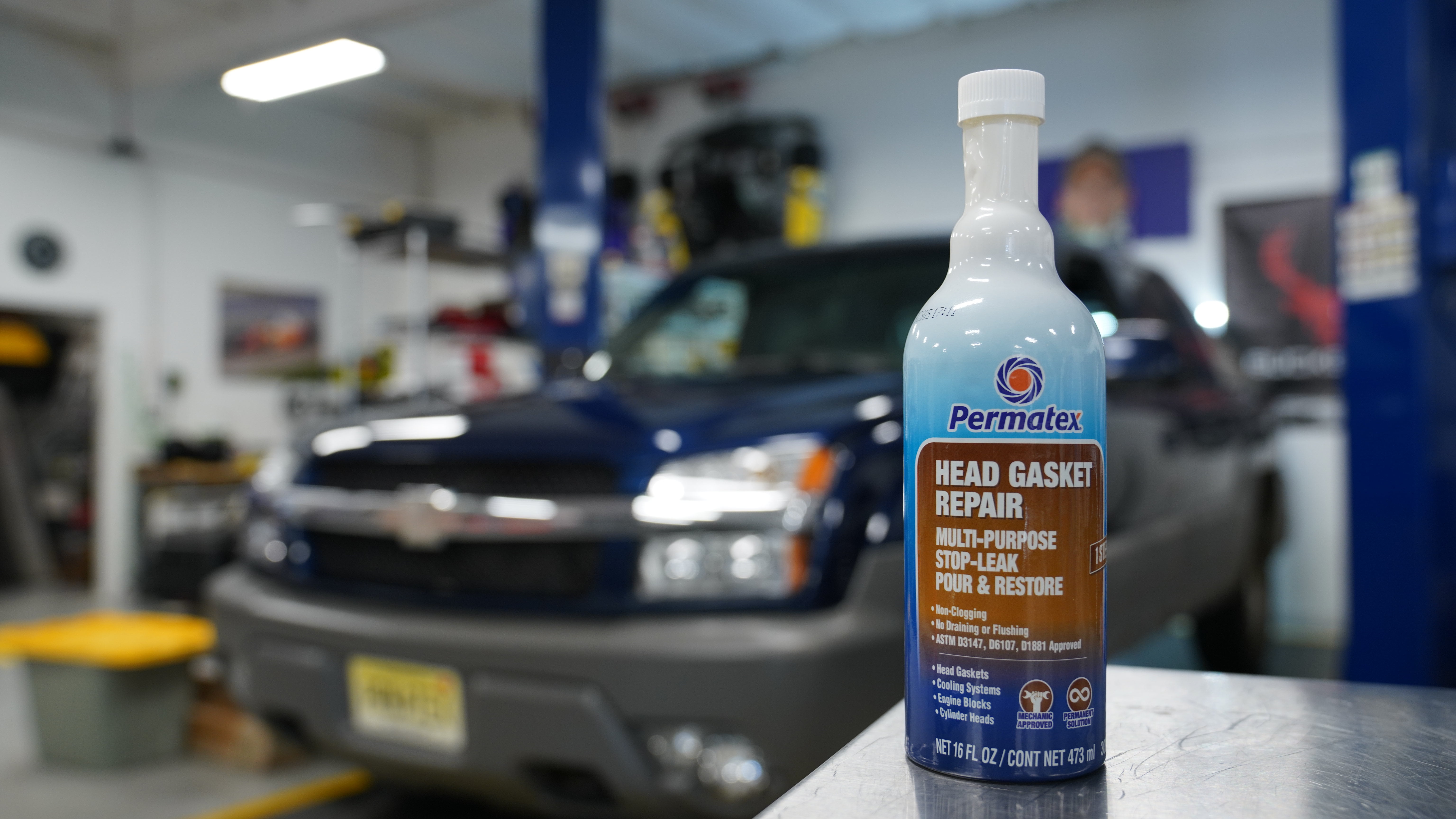 Permatex 30300 Head Gasket Repair - Multi-Purpose Stop-Leak, 16 fl. Oz, Seals Head Gaskets While Preventing Future Leaks