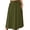 F1-Army Green, variant on SHOWMALL Women's Plus Size High Waisted Maxi Skirts with Pockets, Gray Blue 3X Boho Flowy A-Line Long Skirt, Casual Summer Beach Skirt with Drawstring