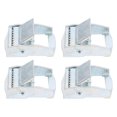 thumbnail image 1 of 4Pcs Zinc Alloy Buckle for Heavy Duty Tiedown Cargoes Strap Fixed Tensioner Ratchet Buckle(25mm ), 1 of 4