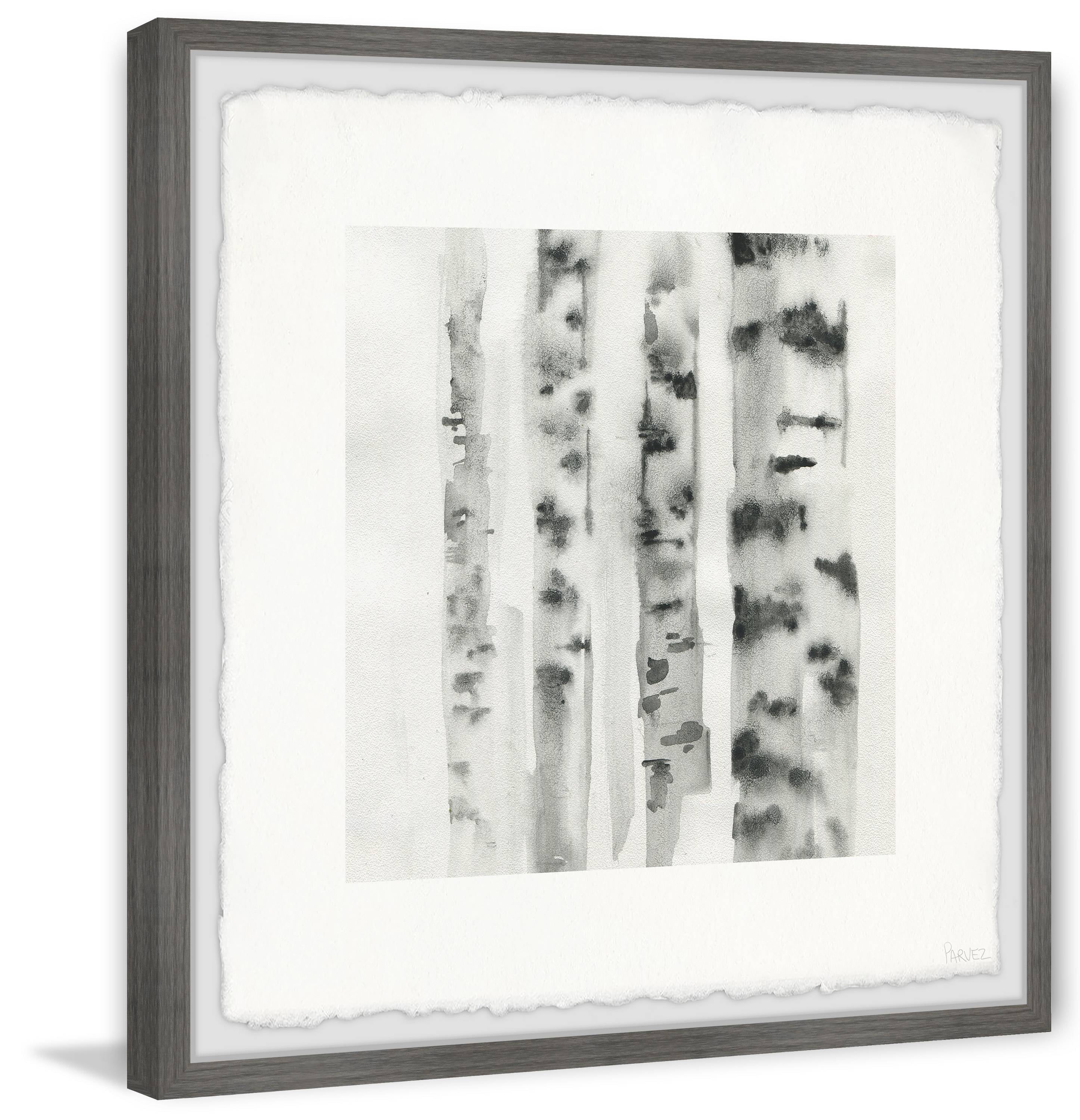 Parvez Taj Branches Marks Framed Wall Art