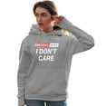 thumbnail image 3 of Go All Out Breaking News I Don't Care Funny Sarcastic Humor Sweatshirt Hoodie Mens/Youth, 3 of 5
