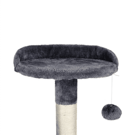 SmileMart 51″ Cat Tree with Hammock and Scratching Post Tower, Dark Gray HOT DEAL AT WALMART!