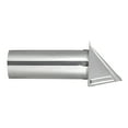 thumbnail image 5 of Lambro 4-In. 26-Gauge Aluminum Wall Exhaust Hood Dryer Vent with Damper and 11-In. Pipe, 344, 344, 5 of 5