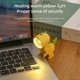 thumbnail image 3 of 3 PCS Mini LED Desk Lamp Cute Small Phone Holder,Peachloft LED Cute Night Light Dinosaur Shape Adjustable Phone Stand,Portable Reading Table Night Lam, 3 of 4