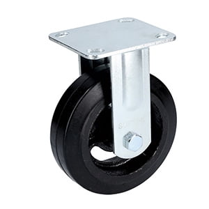 Surtek Rubber Fixed Caster 6"