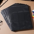 thumbnail image 2 of 50 Sheets Card Binder Pages Trading Cards Storage 11 Holes Rectangular Compact and Portable, 2 of 8