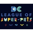 thumbnail image 2 of Men's DC League of Super-Pets Colorful Hero Logos  Graphic Tee Navy Blue 2X Large, 2 of 5