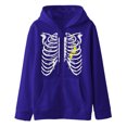 thumbnail image 3 of Aayomet Zip Up Sweatshirt Womens Zip Hoodie Letters Sweatshirt Jacket with Pockets Cute Sweatshirts Blue,S-L, 3 of 3