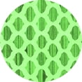 thumbnail image 1 of Ahgly Company Indoor Round Solid Green Modern Area Rugs, 8' Round, 1 of 4