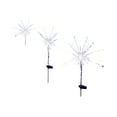 thumbnail image 2 of 200 LEDs Solar Firework Lights Dandelion Ground Plug Lamp for Outdoor Garden Courtyard Path and Small Yard Decoration Weatherproof Energy Saving Lighting, Multicolor, 2 of 5