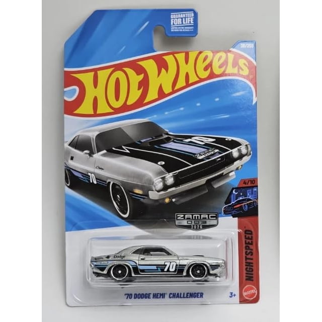 Vehículo de juguete fundido a presión Hot Wheels '70 Dodge Hemi Challenger