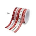 thumbnail image 3 of LABRIMP Christmas Decorative Ribbons Polyester Assorted Color for Women 2Pcs 0.4In, 3 of 7