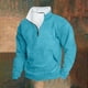thumbnail image 1 of pstuiky hombres de manga larga, Sudadera con capucha informal para hombre, estilo retro, con cuello alto, cremallera y manga larga, estilo marinero holgado Tops de talla grande para hombre xxxl, 1 of 3